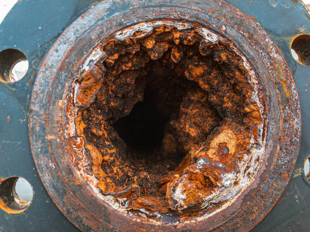 corroded pipe - Repiping service- System Wide Services